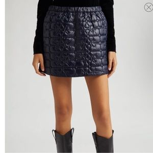 NWT Ganni puffer skirt